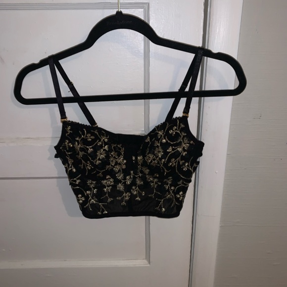 Vintage corset top fits small/medium - Picture 2 of 6